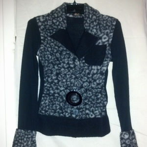 LOLA-Animal-Print-Belted-Sweater-Jacket-Top-